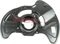 Metzger Spritzblech, Bremsscheibe 6115014 FüR MERCEDES-BENZ