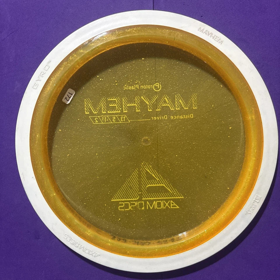 Axiom Discs Proton Mayhem Disc Golf Sparkle Distance Driver  172g  - Image 2 of 3