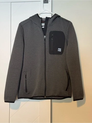 Alaskan Hardgear AKHG Blackburn Grid Fleece Full Zip Hoodie Gray Men’s S image 4