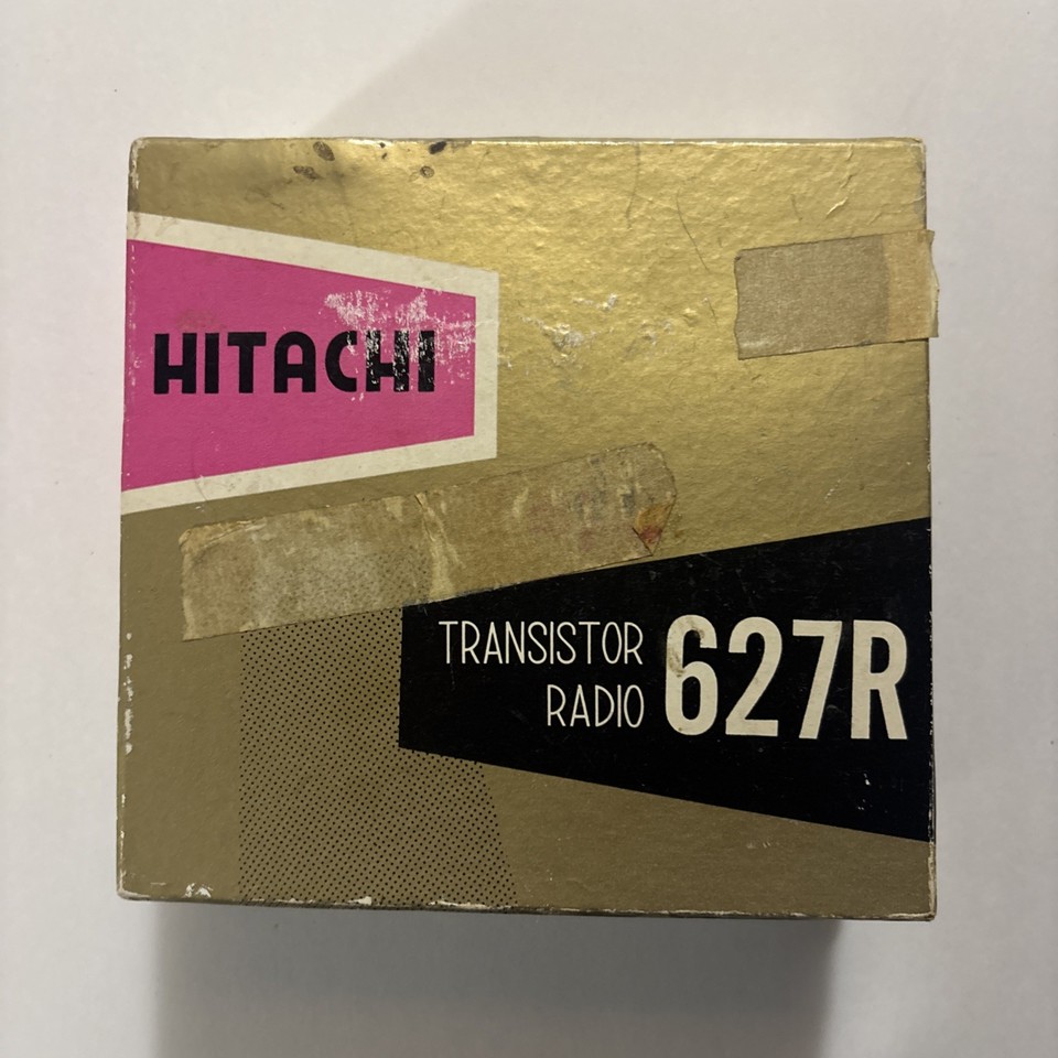 Vintage Antique Hitachi TH-627R Transistor Black Radio - Working | eBay