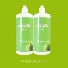 meineLinse Sensitiv Saline 2 x 360ml Kontaktl...