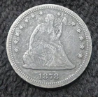 1878-S Seated Liberty Quarter * Harder Date to Find * Tests Beautifully * 5471