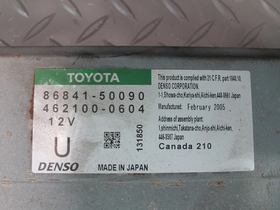 04-06 LEXUS UCF30L LS430 GPS NAVEGACIÓN REPRODUCTOR DVD UNIDAD DE CONTROL 86841-50090 OEM Foto 3 de 4