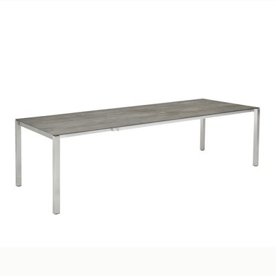SIT Mobilia Ausziehtisch Olympia Manhattan Edelstahl 160/220/280x95 cm
