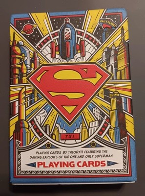Theory11 SUPERMAN Comic Premium Playing Cards SEALED PACK MINT CONDITION