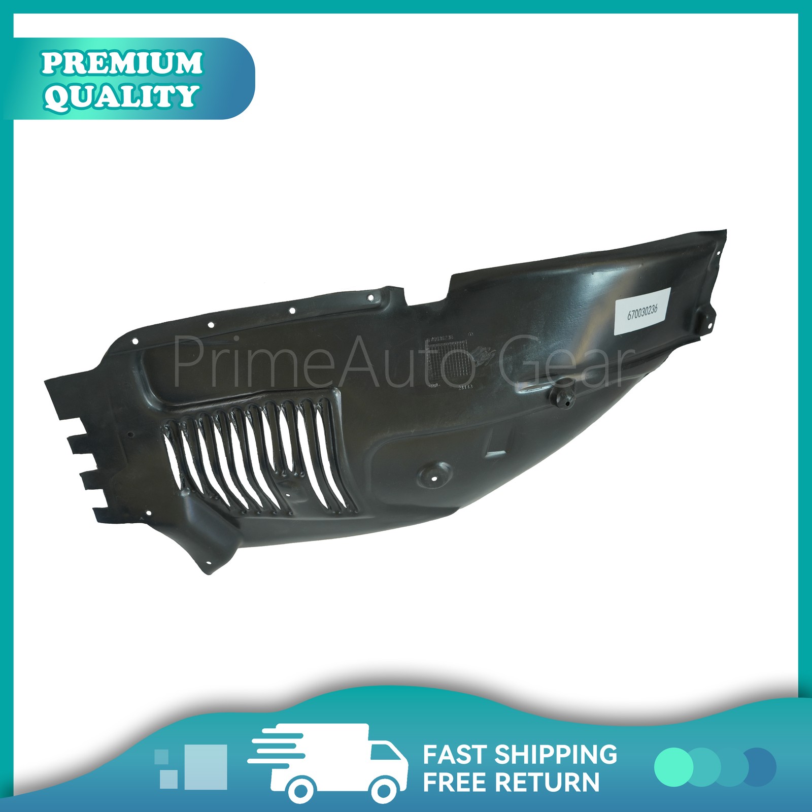 Fender Liner Front Right 670030236 For 2014 2015 2016 2017 Maserati Ghibli US