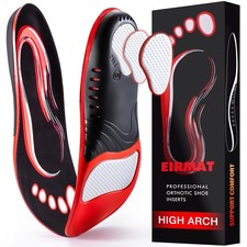 Plantar Fasciitis Arch Support Insoles Men Women Orthotic Work Boot Shoe Inserts