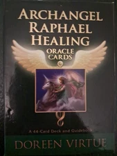 Archangel Raphael Healing 44 Oracle Card Deck Guidebook Doreen Virtue 2010