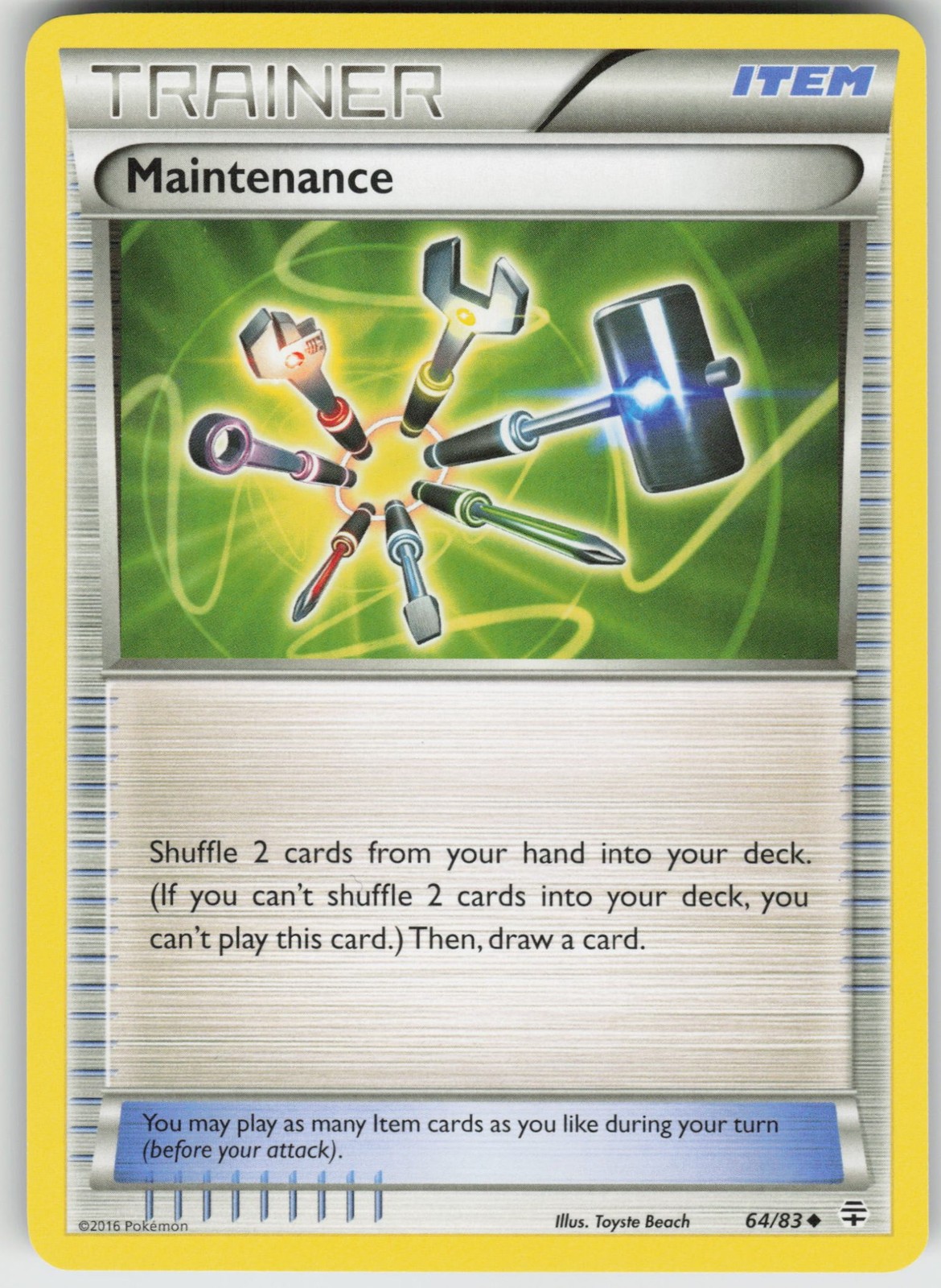 Maintenance 64/83 Generations Pokemon Lightly Played LP