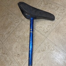 Old School Bmx Persons Bicycle Seat And Post Made In USA