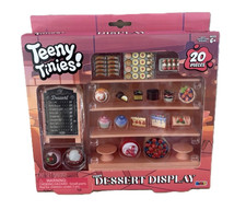 Teeny Tinies Teeny Dessert Display Mini Food Playset 20 Piece Set Ages 6 NEW