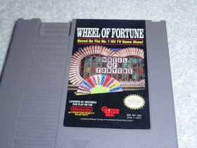 Wheel Of Fortune Nintendo Entertainment System NES 1988 Video Game tested works!
