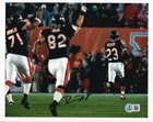 Devin Hester Autographed 8x10 PHOTO Super Bowl 48 Kickoff TD Beckett Authentic