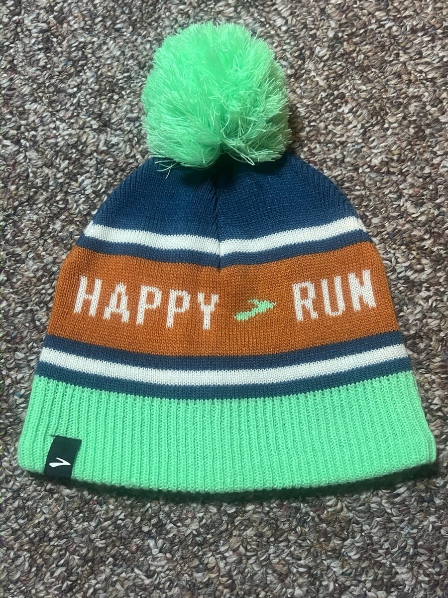 Casquette de course Brooks bonnet OS vert marron Fair Isle