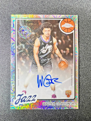 2025-26 Topps Walter Clayton Jr. 1980-81 Chrome Auto RC Mojo Refractor #80CR2-WC