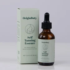 OriginButy Self Tanning Essence for Face 60 ml DHA Tan Drops Bronzing External