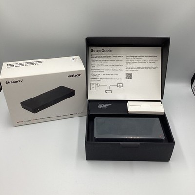 Verizon Stream TV Device (ASK-STI6220) 4K Black NEW OPEN BOX