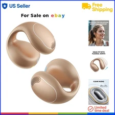 Open-Ear Earbuds Clip-On Headphones Lightweight Breathable Secure Fit Sport