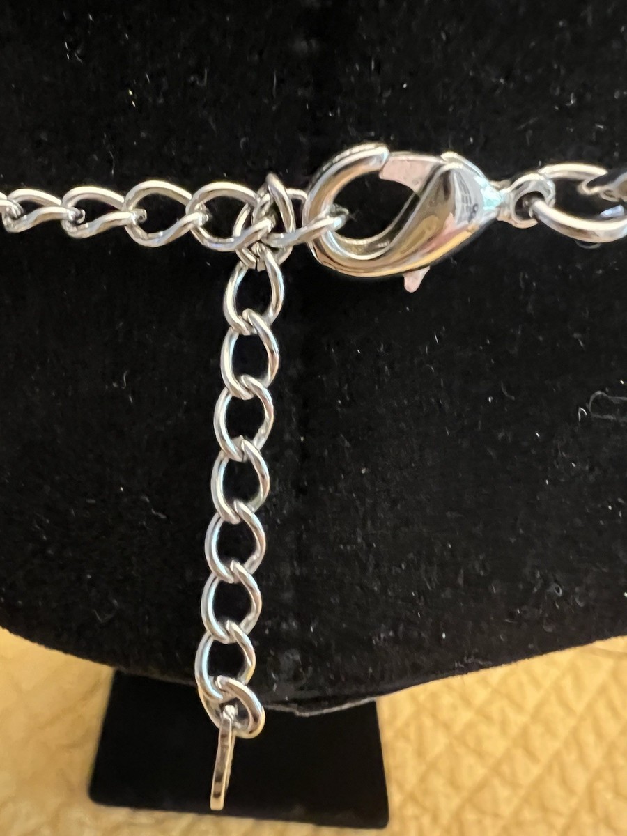 Bijoux Terner Stone Rhinestone barred  Necklace 16 Inch View 5