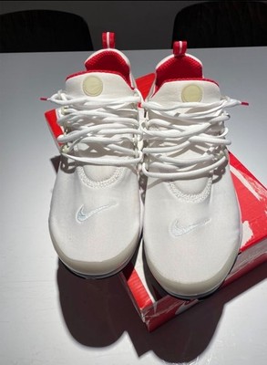 NIKE AIR PRESTO White/ Pure Platinum-University Red-Black 46