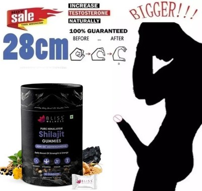 Get Hard Fast Acting /Rock Hard Play Time Male Performance shilajit 30 Gummies