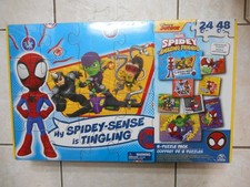 Brand New Marvel Spidey Amazing Spider Friends 8 Puzzle Pack Hours of Fun 