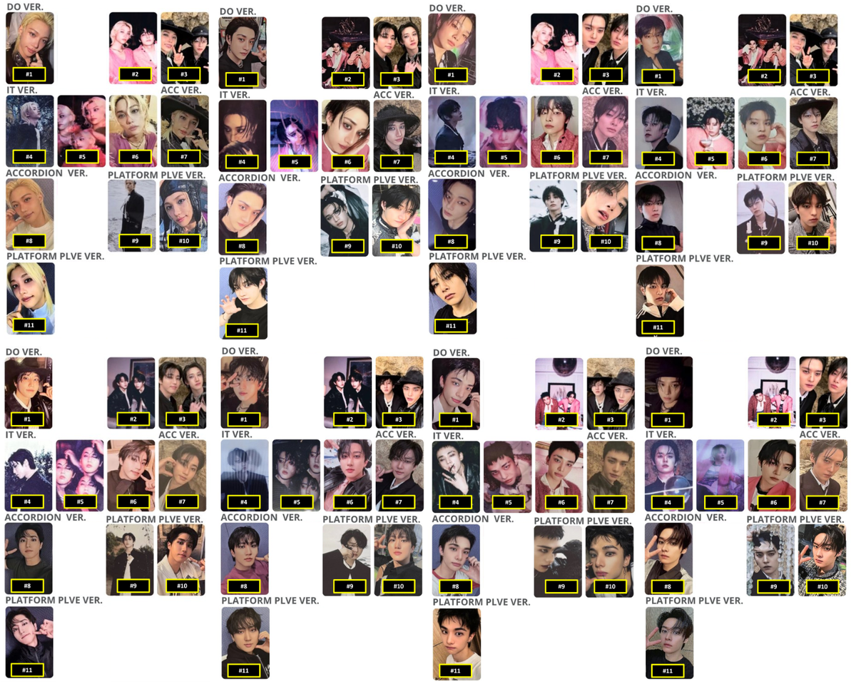 STRAY KIDS SKZ DO IT ALBUM OFFICIAL PHOTOCARD PC platform plve