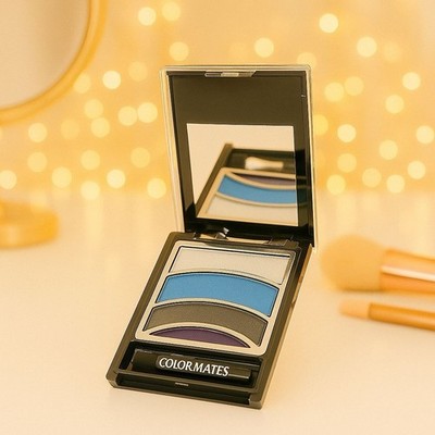 Colormates Mirror Case Eyeshadow Ice Princess 4 Pan Palette Long Wearing
