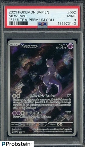 2023 Pokemon SVP En #052 Mewtwo 151 Ultra Premium Collection PSA 9 MINT