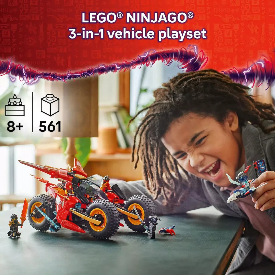 [OFERTA] LEGO NINJAGO Ninja Vehículo de Combate 71844 Kit de Construcción (561 Piezas) Foto 2 de 4