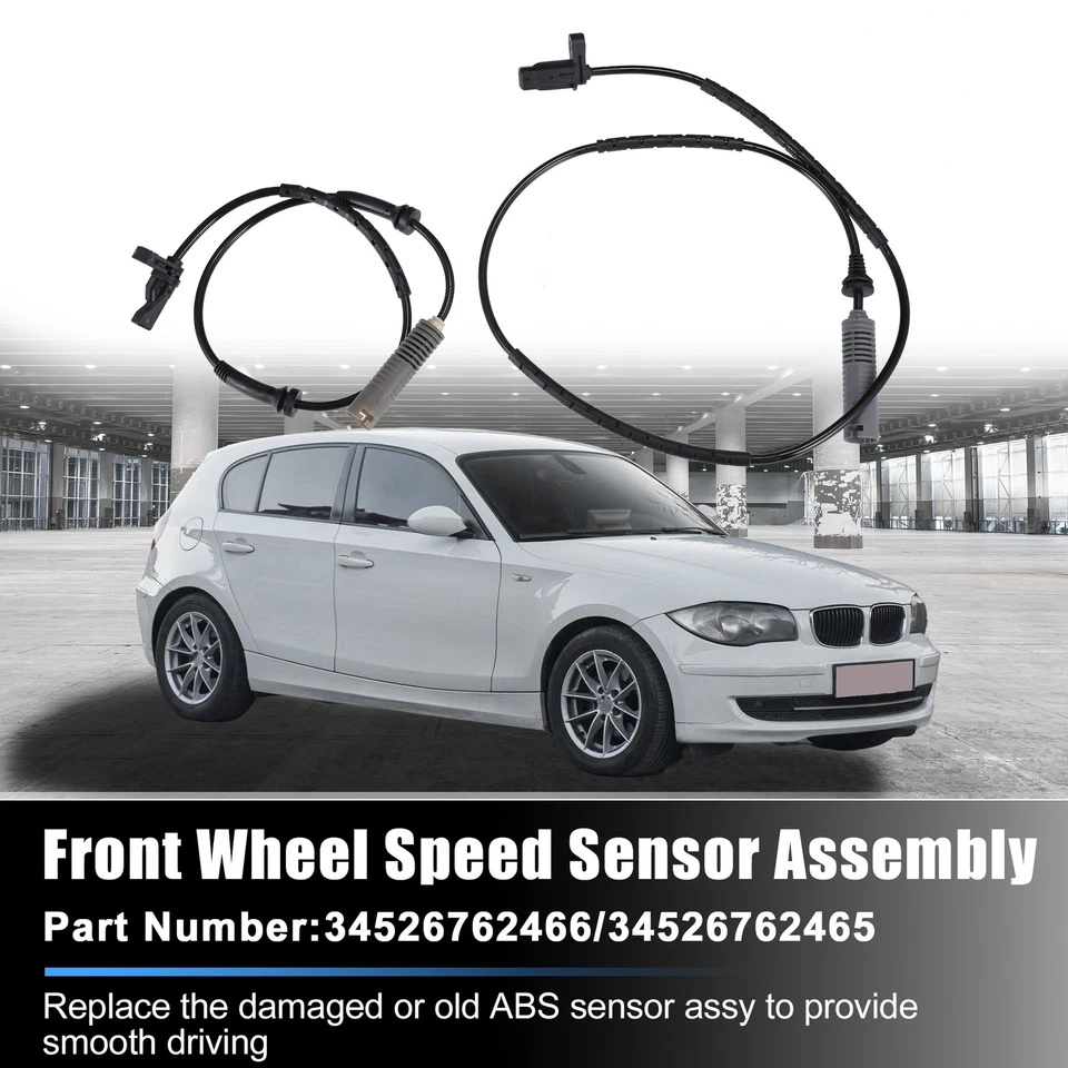 Sensor de velocidad de rueda ABS delantero trasero izquierdo derecho 4 piezas para BMW 125i 2008-2013 Foto 3 de 4