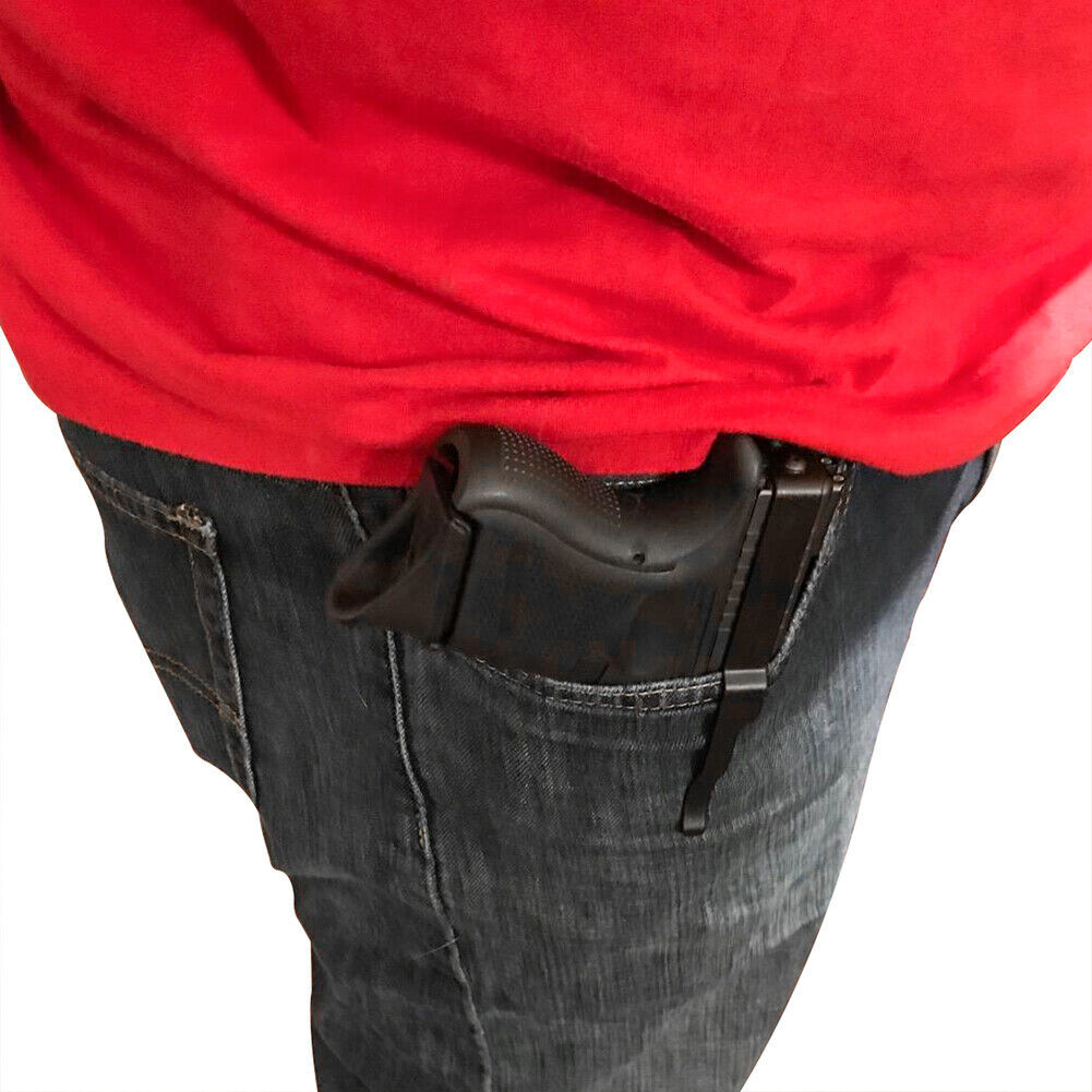 Low Profile Slim IWB Minimalist Concealed Carry Gun Belt Clip Holster