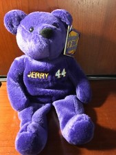 Jerry West 44 - LA Lakers 1999 Salvino's Bammers NBA Plush Bear NWT Purple 9"