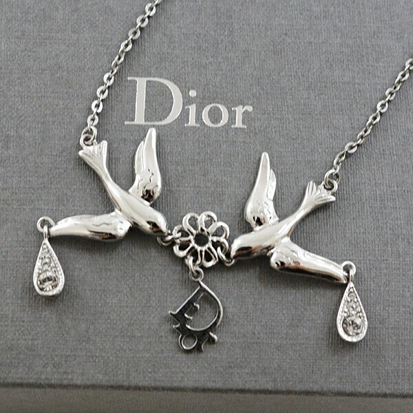Dior silver 925 ネックレス　necklace CD Icon Thin Chain Link Necklace Silver | DIOR