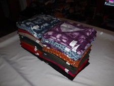 Size Plus Long Sleeve Women's T-Shirts, 4X,3X,2X,1X, Sonoma Multi Color  Solid