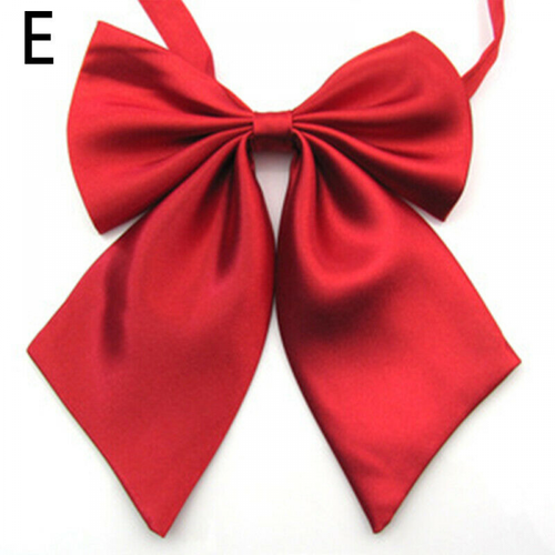 Women Formal Business Bow Tie Butterfly Cravat Silk Bowtie Wedding Solid Necktie - Picture 7 of 25