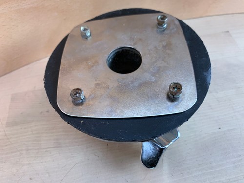 LUDWIG Accent Bass Drum Rack Tom Post Mount Bracket Plate Holder Part 2000s Kick - Picture 4 of 6