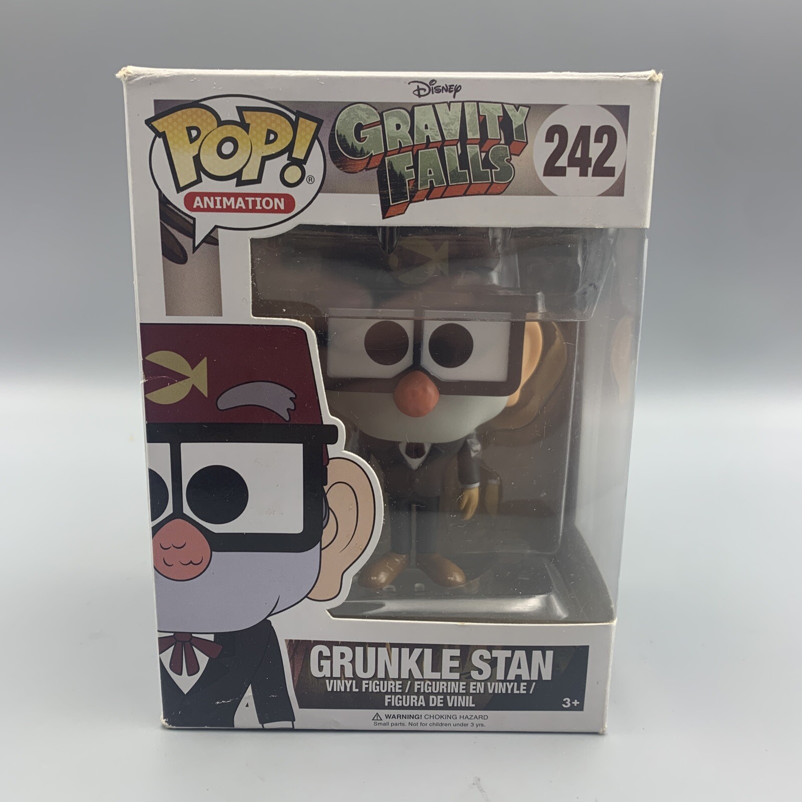 Figura Funko Pop Grunkle Stan #242 Gravity Falls Disney **Daños En La Caja**