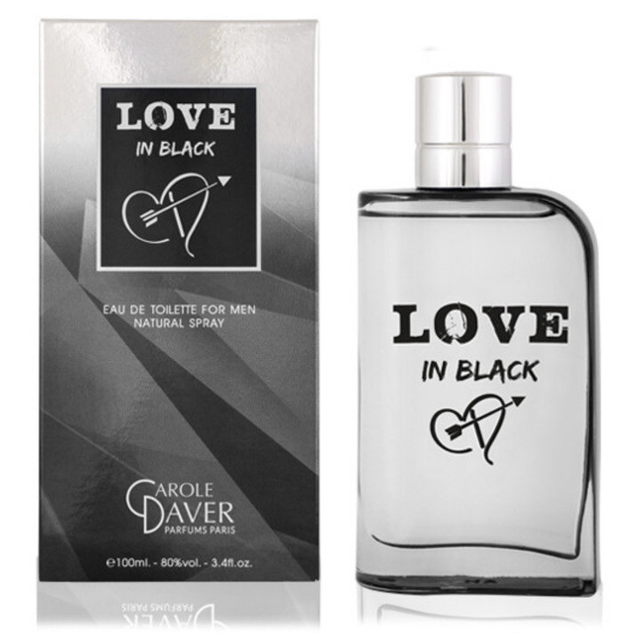 Love in black eau de toilette homme 100ml sublime vos soirées et grands événements
