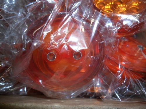 New Trailer Amber Sealed Puck Lights 20 Pieces. No. 208119 1.75" - Picture 3 of 5