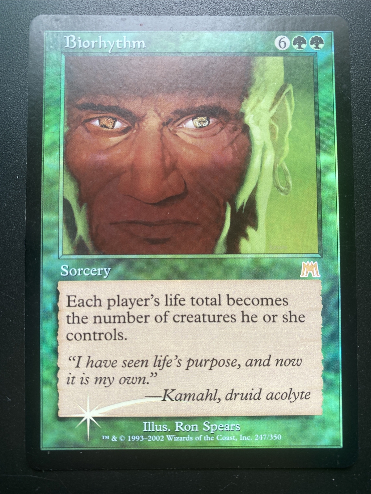 FOIL Biorhythm 247/350 MTG Onslaught Set Rare NM English