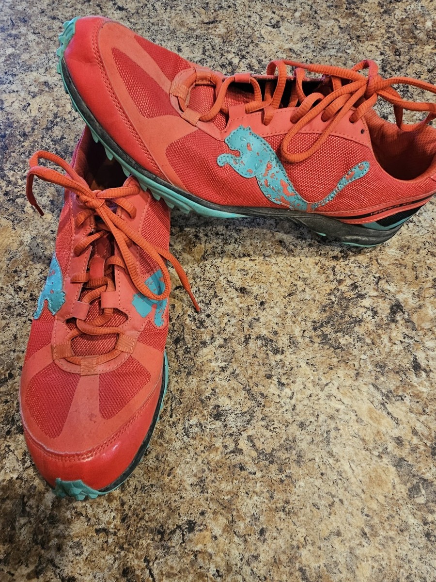 Puma Red and Blue Athletic Shoes Shop Blue, Red Mens Puma T. Cats X Rs-X T3Ch Mumm-Ra Lace Up  main image 3