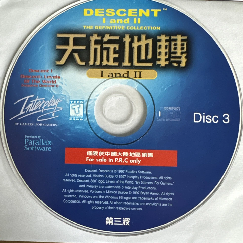 RARE Descent 1 and 2 The Definitive Collection Mission Builder II - P.R.C Distro - Image 4 of 4