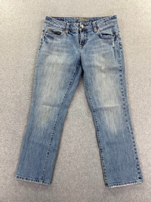 American Eagle Hipster Jeans Women's Regular Distressed Low Rise Y2K  Vintage