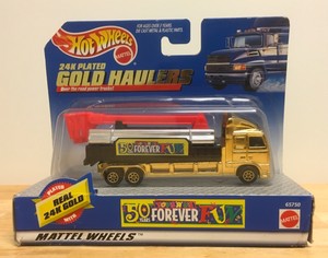 hot wheels 24k plated gold haulers