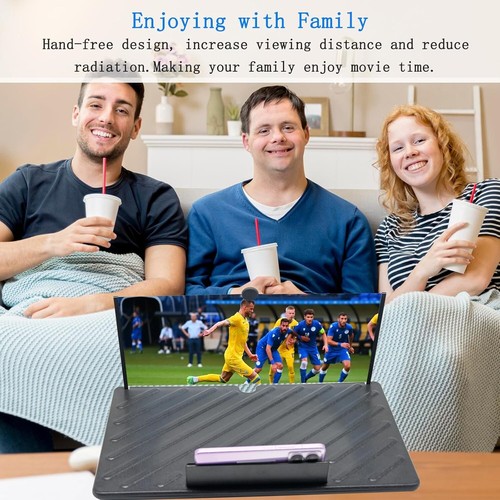 Upgraded 20'' 3D Magnifier - Eye Protection Screen Amplifier for All Smartphones - Picture 6 of 9