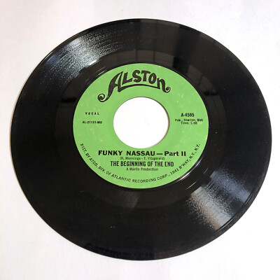 Beginning Of The End – Funky Nassau 45 Alston 1971 funk soul r&b