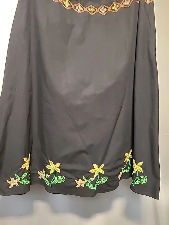 Falda de lapislázuli vintage pequeña línea A Foto 3 de 4