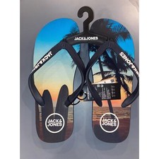 NEW  Jack  Jones Mens Flip Flops Surfing