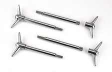 Mr Gasket 9824 Chrome Valve Cover Wing Bolts
